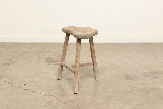 Vintage Elm Stool AC.027 - Circa 1945