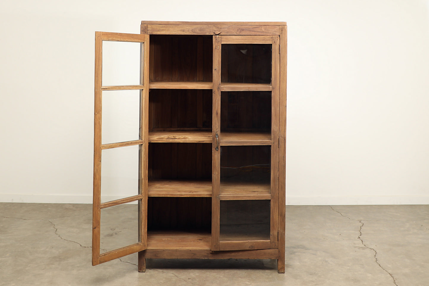 Vintage Teak & Glass Cabinet