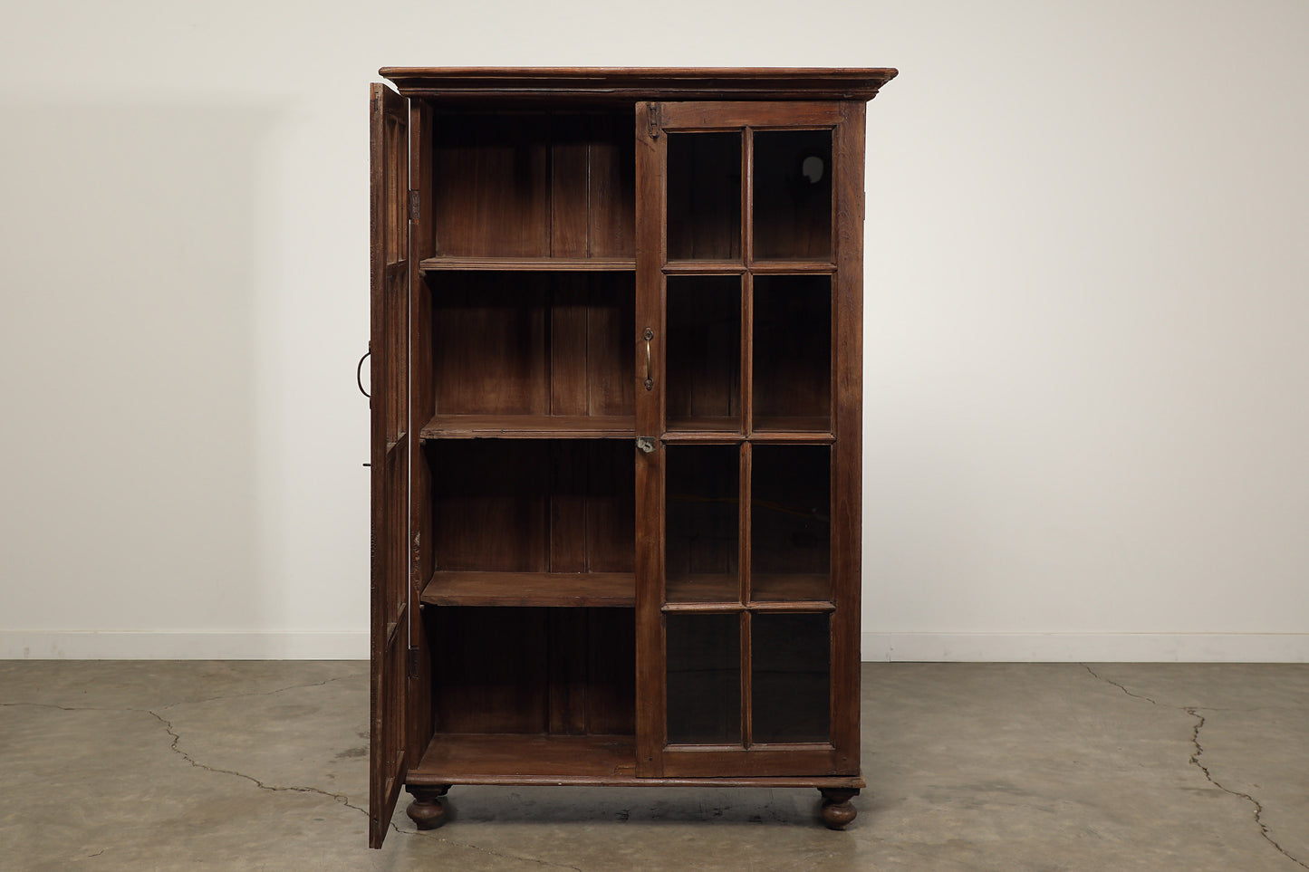 Vintage Teak & Glass Cabinet