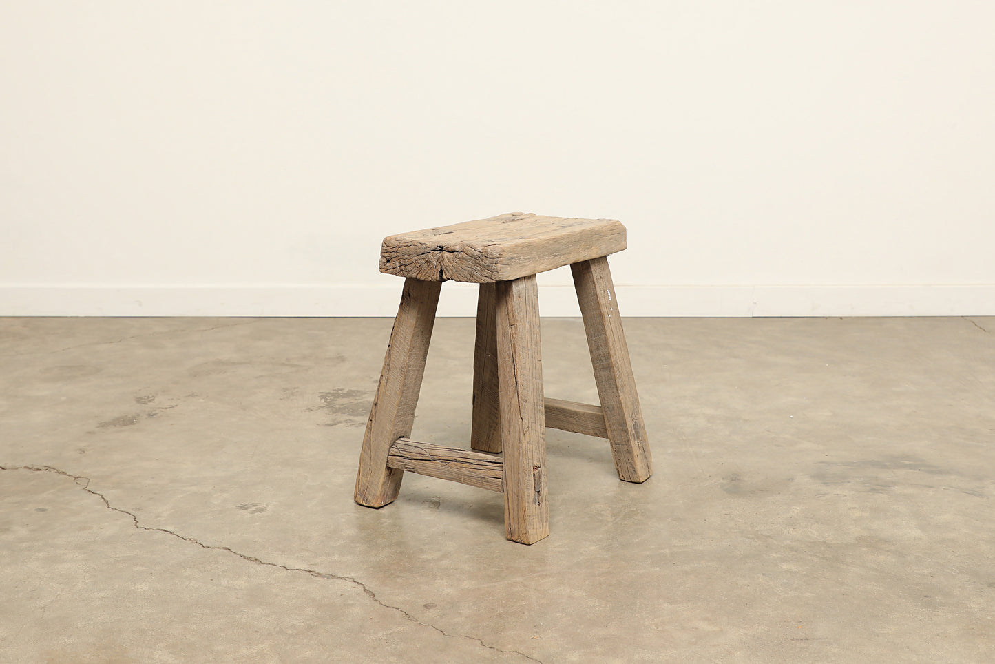 Vintage Elm Stool AC.013 - Circa 1945