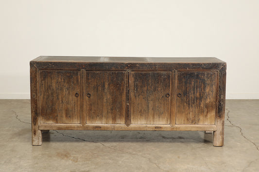 Vintage 4 Door Elm Sideboard - Circa 1945