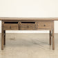 Vintage 3 Drawer Walnut Console - Circa 1945