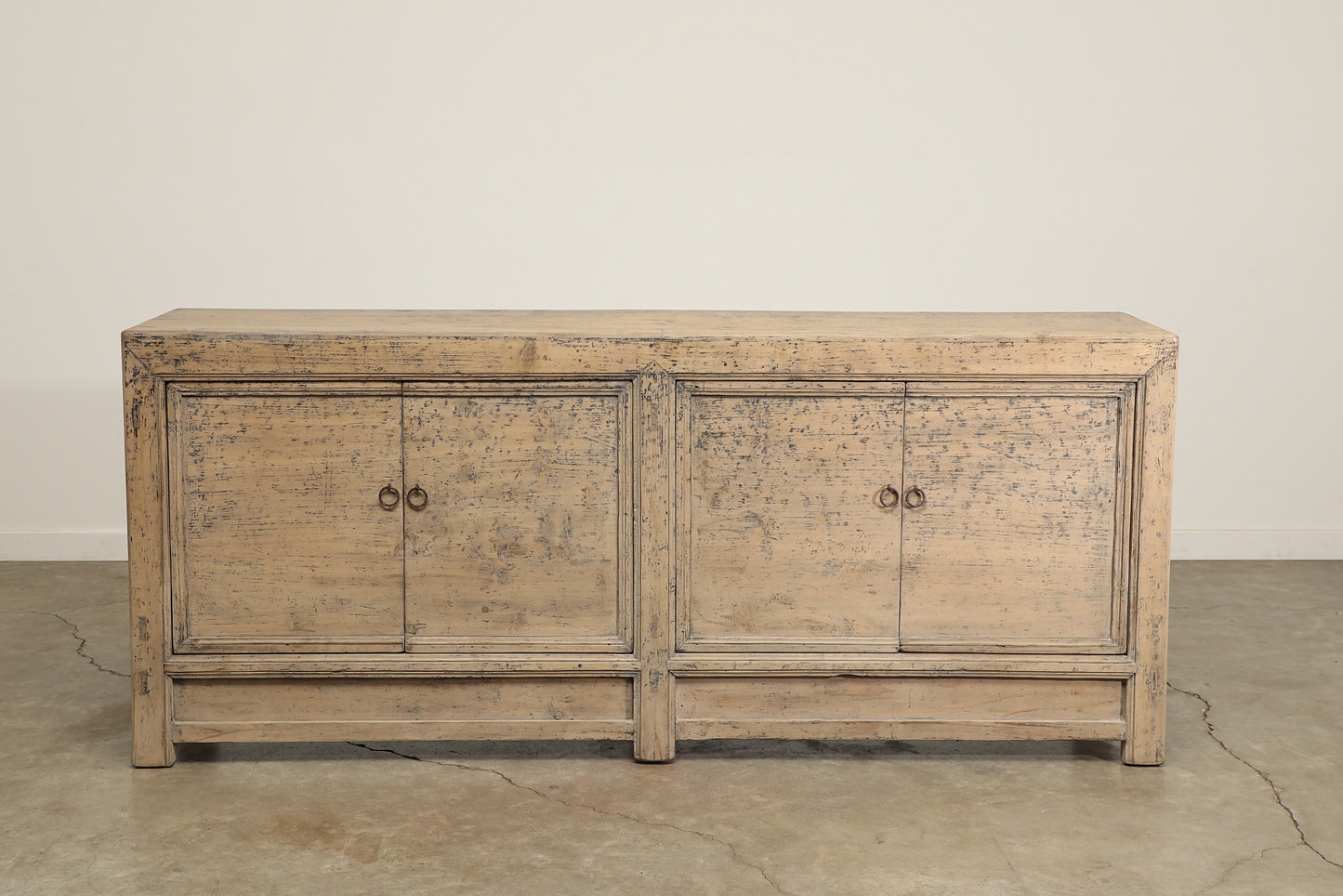 Vintage 4 Door Poplar Sideboard - Circa 1945