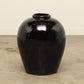 Antique Vintage Jiangsu Pot no.24 Black Ceramic Floor Vase