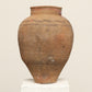 A one-of-a-kind dark brown Turkish vintage vase pot without handle, crafted from terra cotta clay this piece showcases timeless quality and antique craftsmanship, adding a unique touch of history to your space