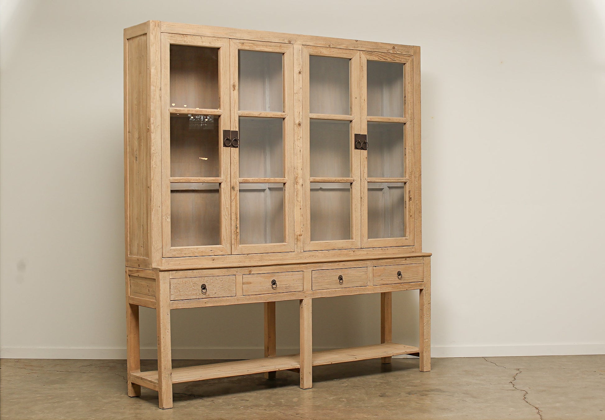 Natural Valentino Accent Storage Pine Wood Cabinet