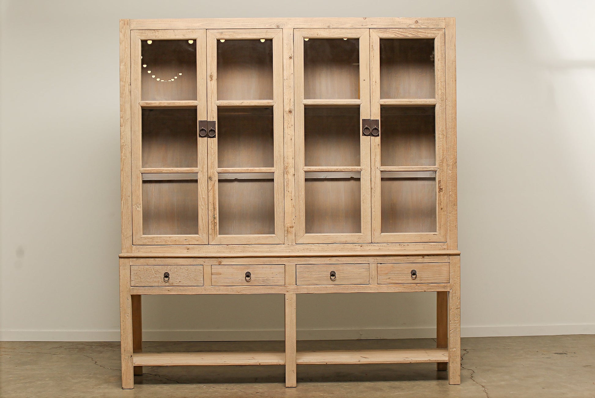 Natural Valentino Accent Storage Pine Wood Cabinet