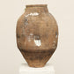 A one-of-a-kind clay brown Turkish vintage vase pot without handle, crafted from terra cotta clay, this piece showcases timeless quality and antique craftsmanship, adding a unique touch of history to your space