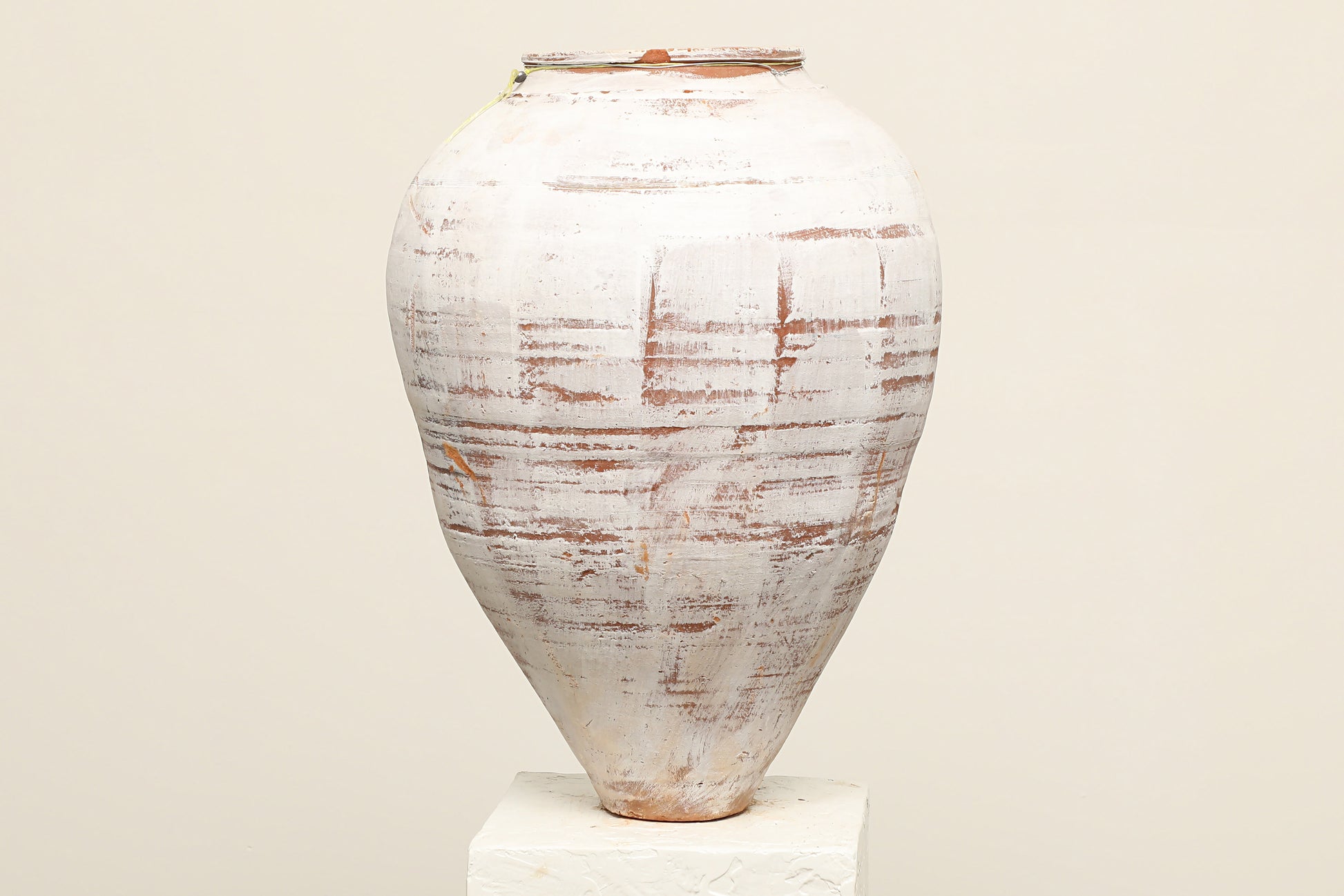 A one-of-a-kind white Turkish vintage piece without handle, crafted from reclaimed solid wood, this piece showcases timeless quality and antique craftsmanship, adding a unique touch of history to your space