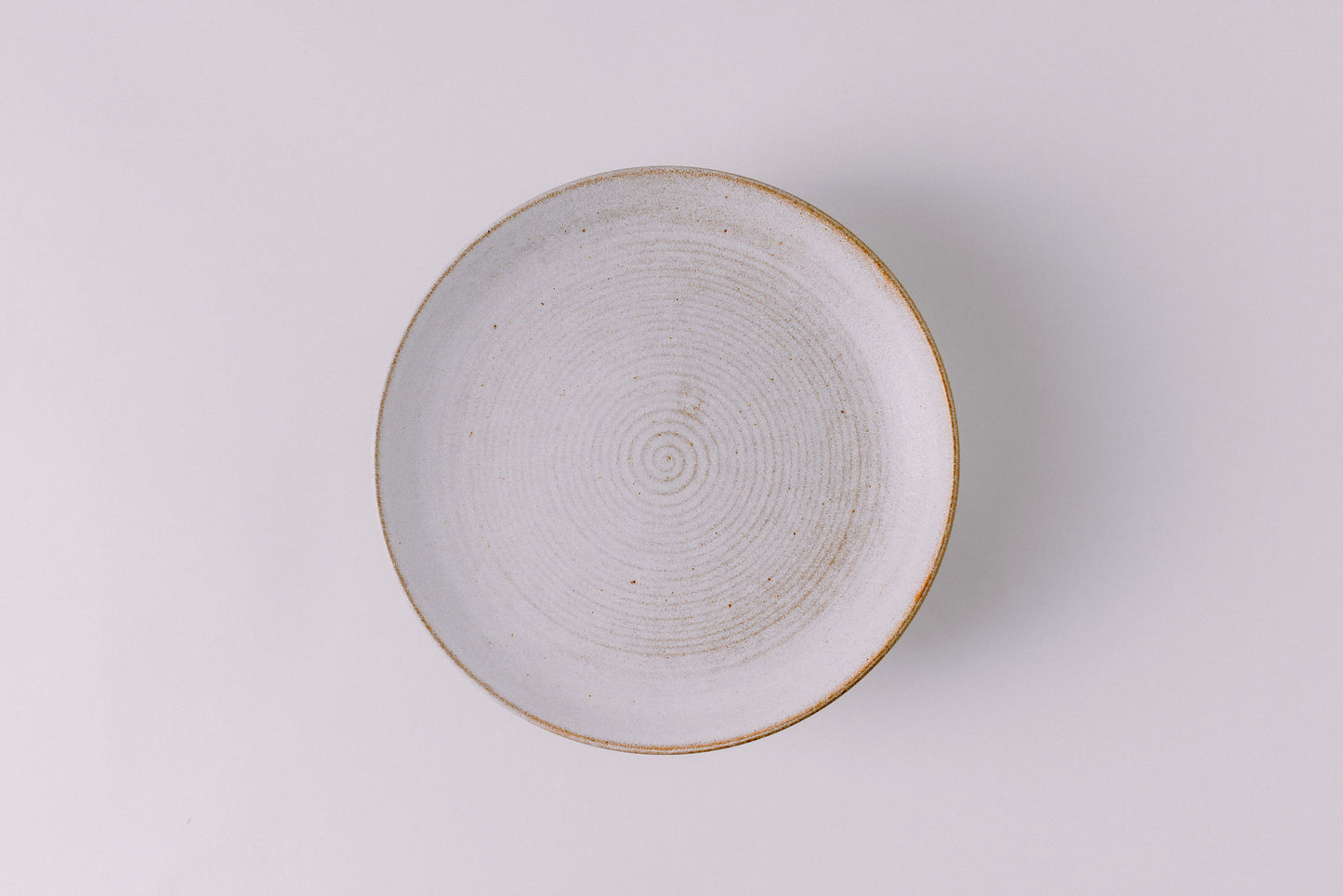 farmhouse rustic style antique white glaze ceramic starter plate