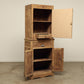 (PP056 ) Vintage 2 part Cabinet (29x17x77)