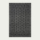 Cecilia Smoke Charcoal / Grey Flower Floral Rug - 100% wool Rugs