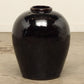 Antique Vintage Jiangsu Pot no.24 Black Ceramic Floor Vase