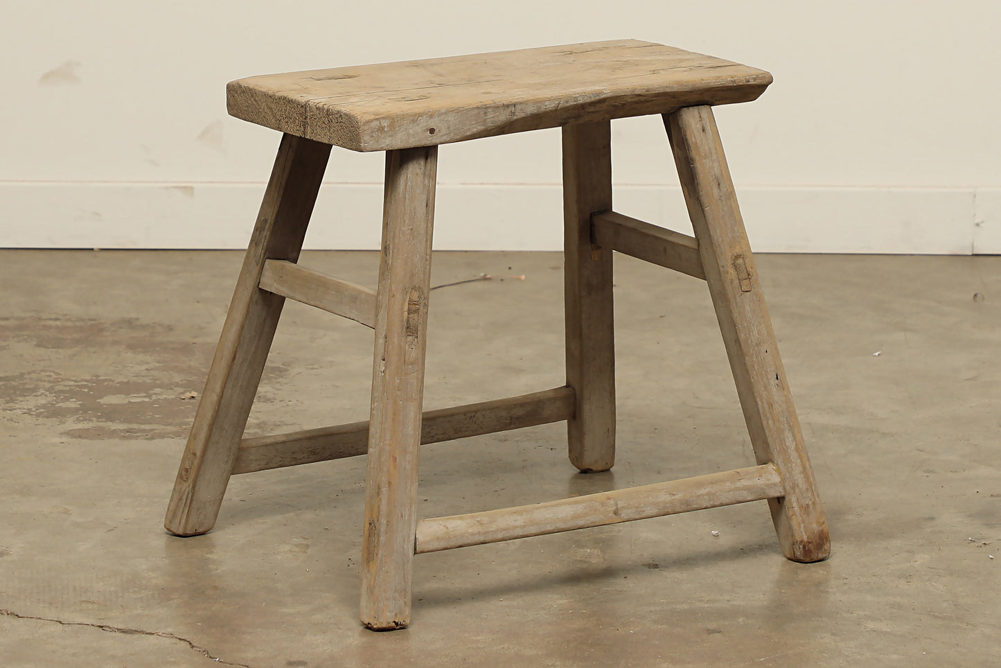 Vintage Elm Stool - Circa 1940