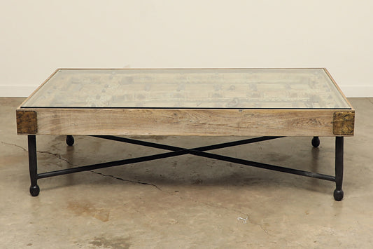 (PP239 ) Old Door Coffee Table (64x37x18)