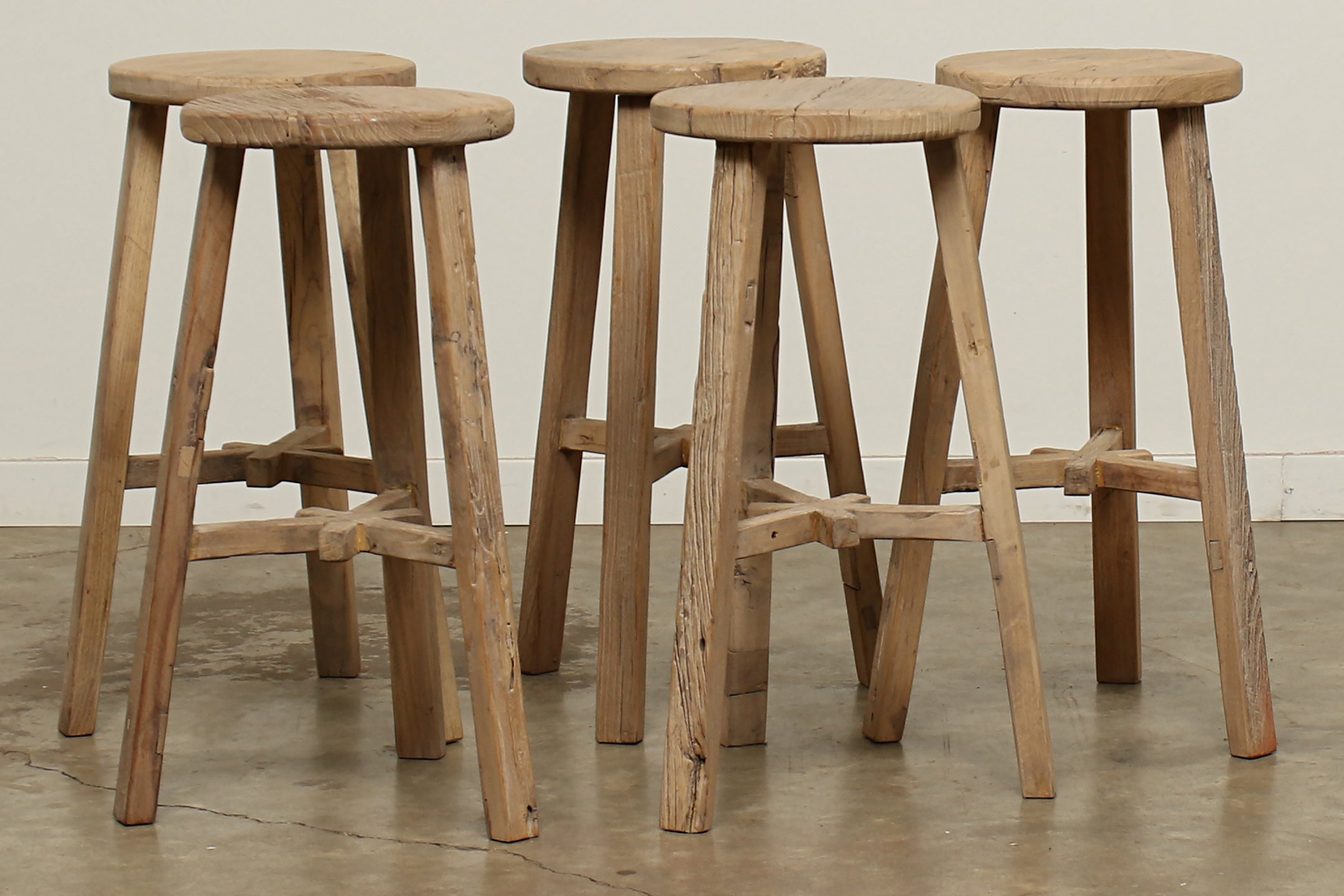 GAI072 Vintage Barstools S 5 13x13x30