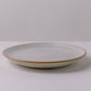 farmhouse rustic style antique white glaze ceramic starter plate