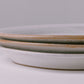 rustic white glaze ceramic salad starter plates - farmhouse dishes dinnerware