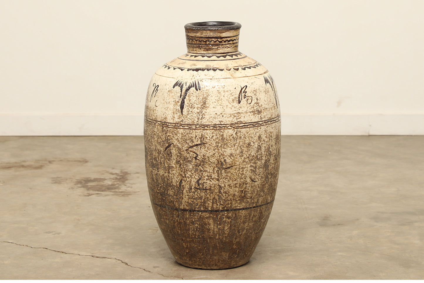 (GAT035) Vintage Shanxi Wine Jar - Circa 1824 (15x15x29)