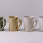 antique glaze hand thrown coffee and tea mugs