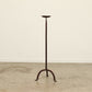 handmade twisted tall iron candle stand dish