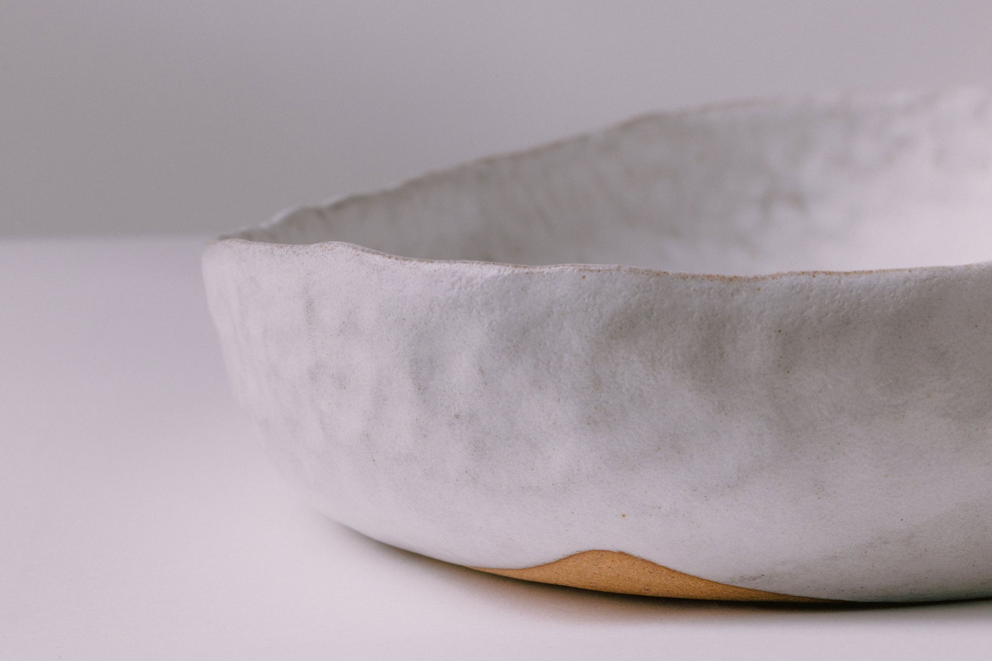rustic white glaze oval serving platter dish