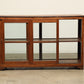 (LHE120) Vintage Teak & Glass Sideboard (72x18x46)