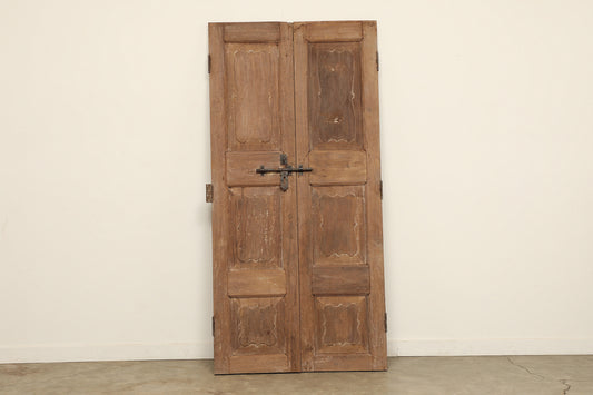 (LHE136) Vintage Teak Door (37x2x92)