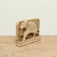 (PP149 ) Marble Elephant Sculpture (10x2x8)