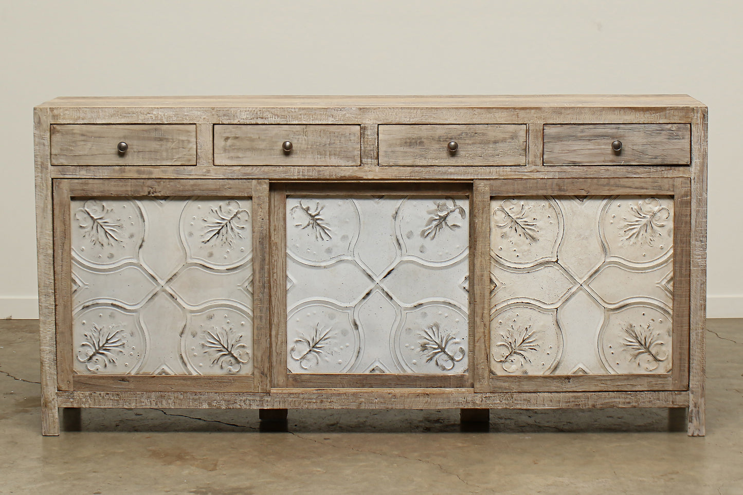 Verona 3 Door Sunbleached Sideboard