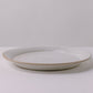 rustic white glaze ceramic salad starter plate dish dinnerware