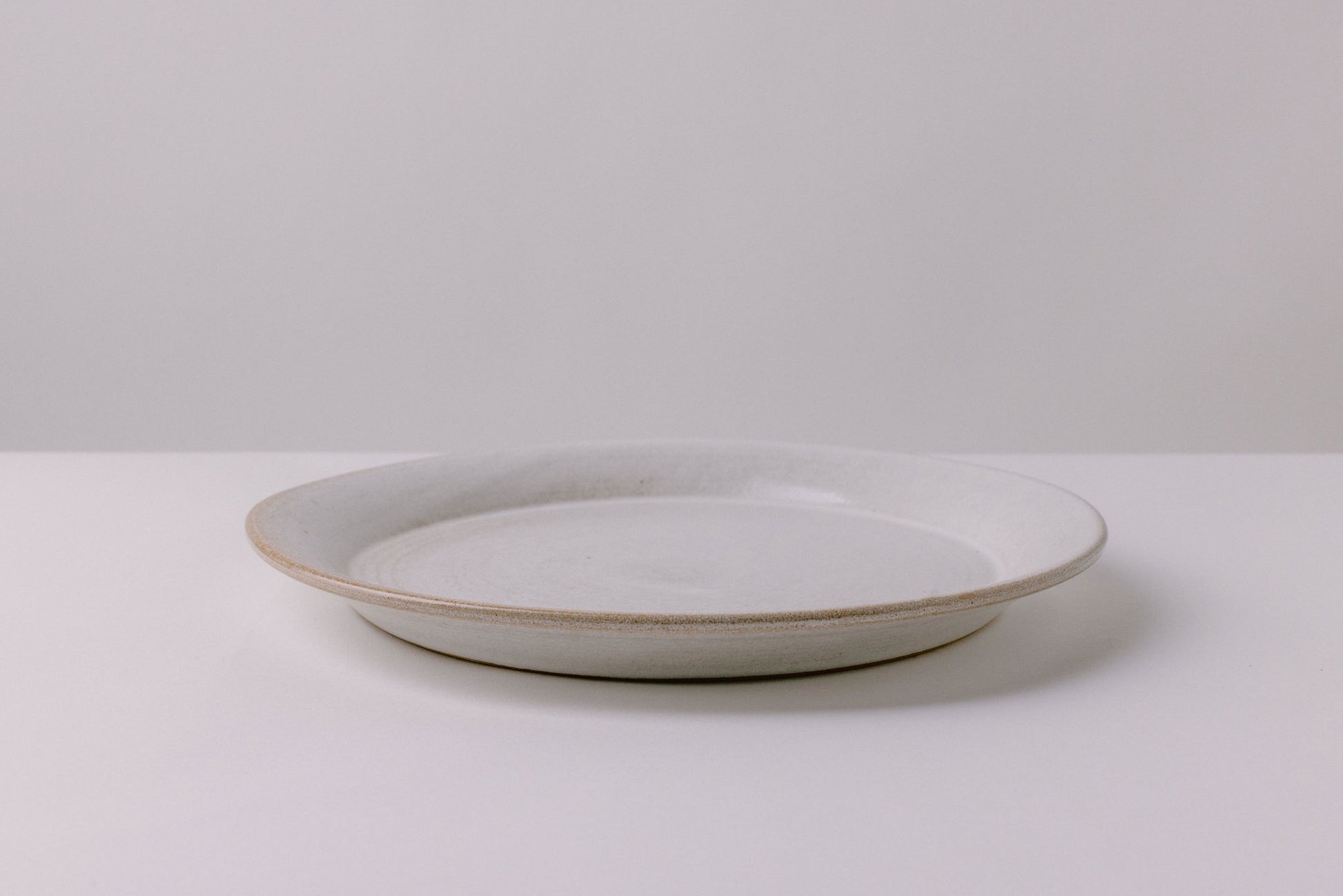 rustic white glaze ceramic salad starter plate dish dinnerware