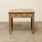(GAT127) Vintage Elm Table - Circa 1874 (39x39x32)
