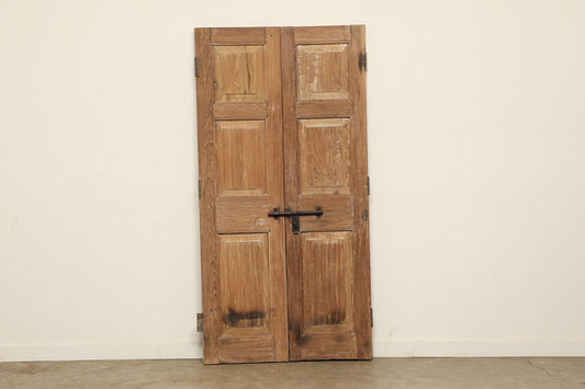 (LHE138) Vintage Teak Door (37x2x92)