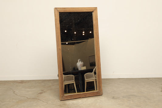 (LHE096) Vintage Teak Mirror (31x60)
