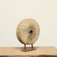 (PP108-P5 ) Vintage Wheel on Iron Stand