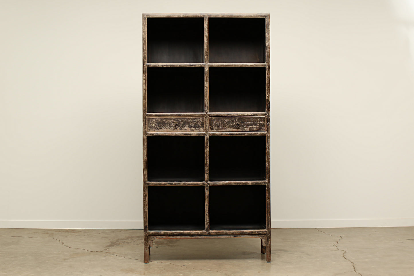 (GAQ082) Alia Shelf - Black (43x17x85)