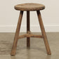 (GAS077) Reclaimed Elm Stool (14x14x21)