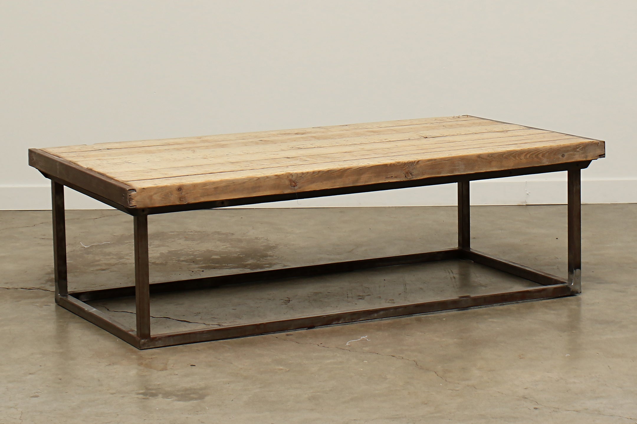 Restoration hardware reclaimed wood store coffee table