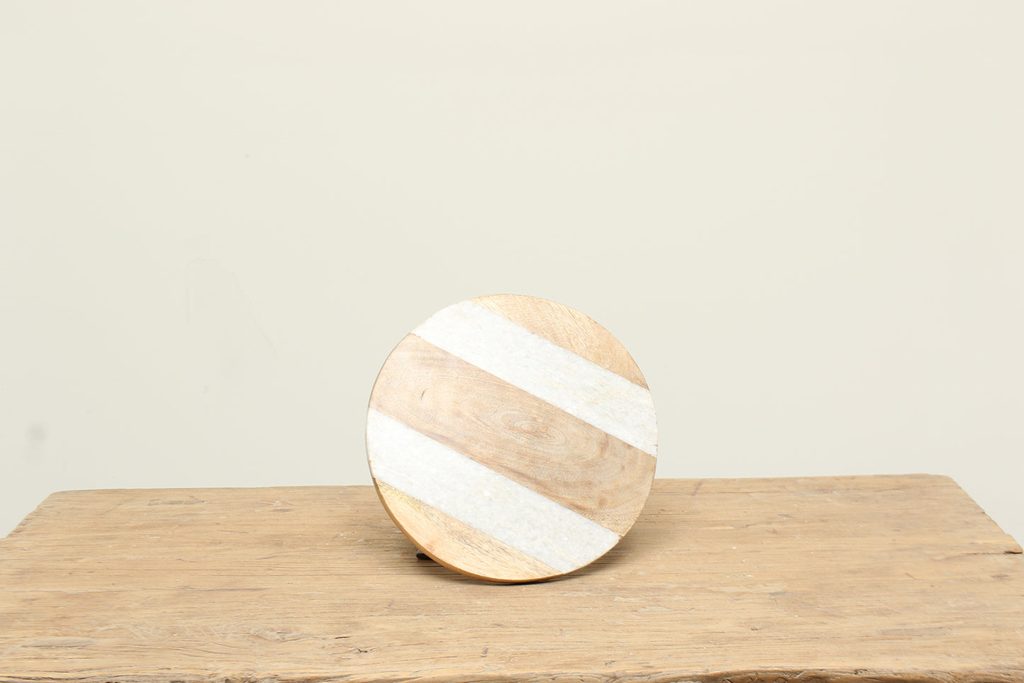 (PP236 ) Wood & Marble Cutting Board (10x1x10)