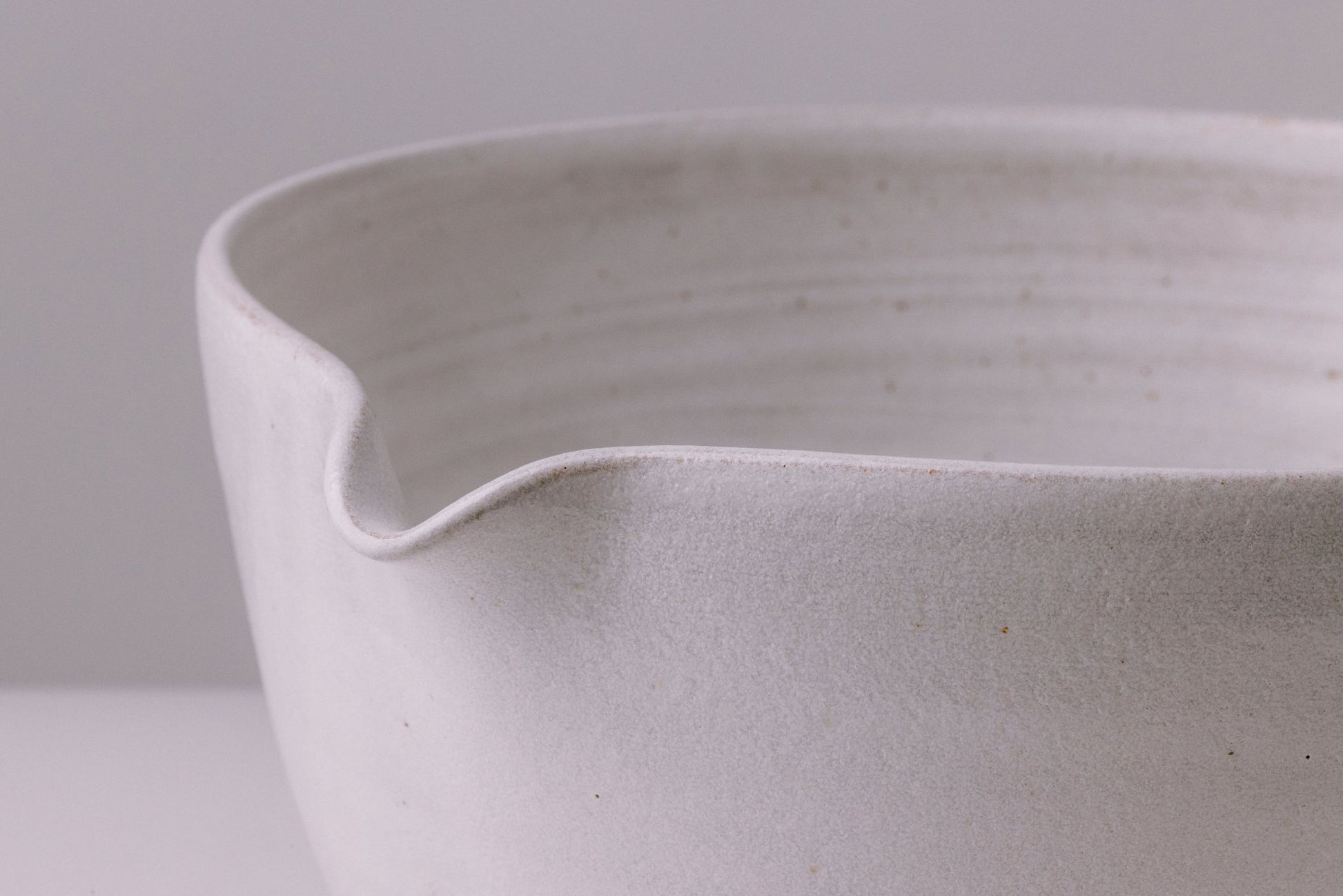 rustic white glaze ceramic mixing serving bowl - farmhouse dishes dinnerware