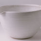 rustic white glaze ceramic mixing serving bowl - farmhouse dishes dinnerware