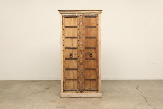 (LHE045) Vintage Old Door Cabinet (38x18x73)