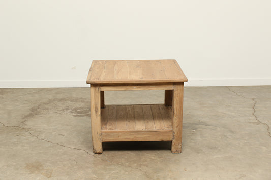 (PA9232) Vintage Carved Side Table