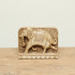 (PP149 ) Marble Elephant Sculpture (10x2x8)